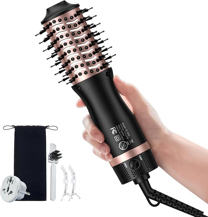 Slopehill Mini Dual Voltage Hot Air Brush CS-1012: Your Ultimate Travel Styling Companion