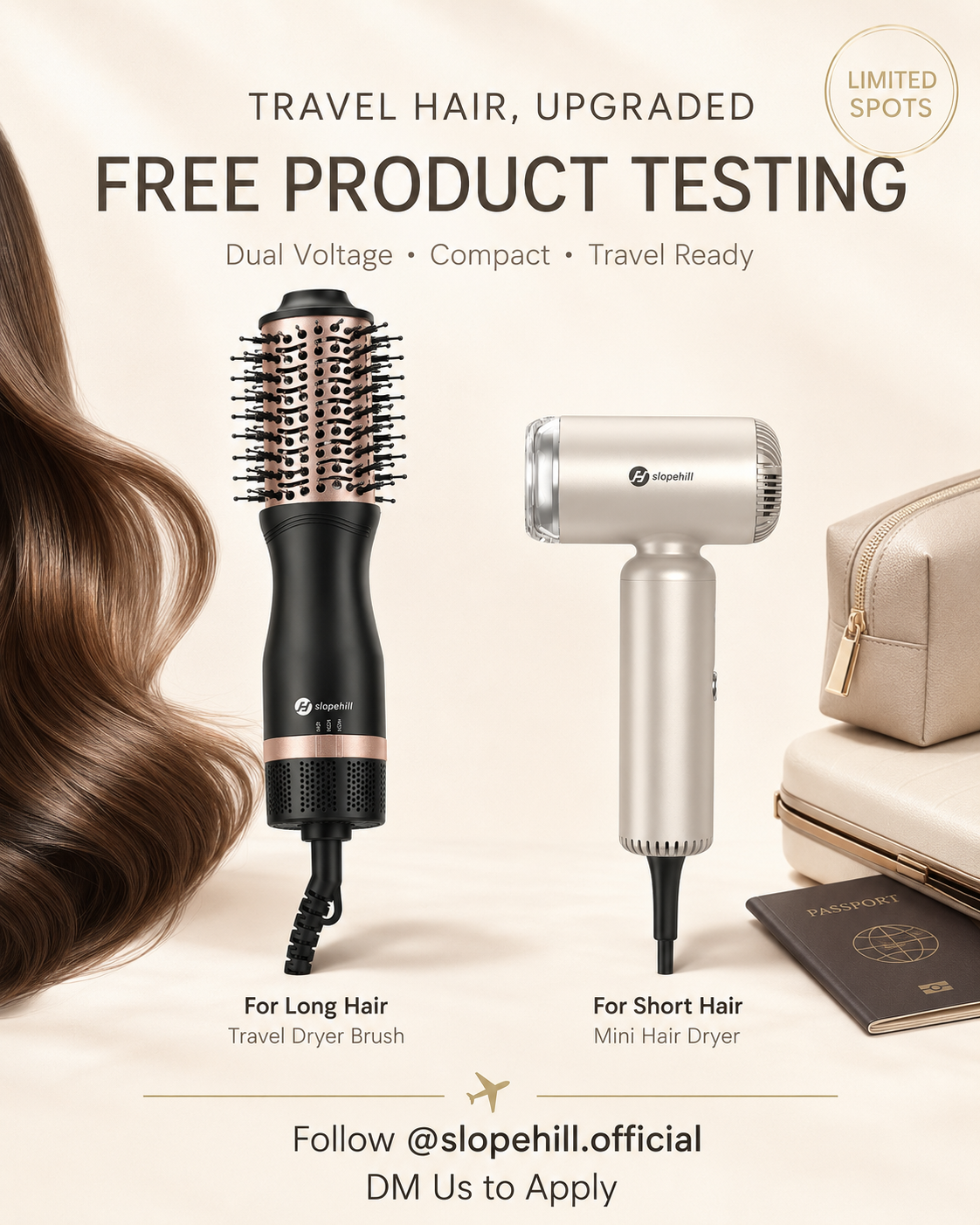 🌟 Join Our Free Product Testing Program! Travel in Style with Slopehill®