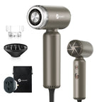 Slopehill® Dual Voltage Travel Mini Hair Dryer-Coffee