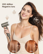 Slopehill® Dual Voltage Travel Mini Hair Dryer-Coffee