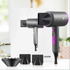 Slopehill AC Hammer Ionic Hair Dryer, Fast Drying Low Noise, 2 Nozzles & Diffuser, Home/Salon/Travel