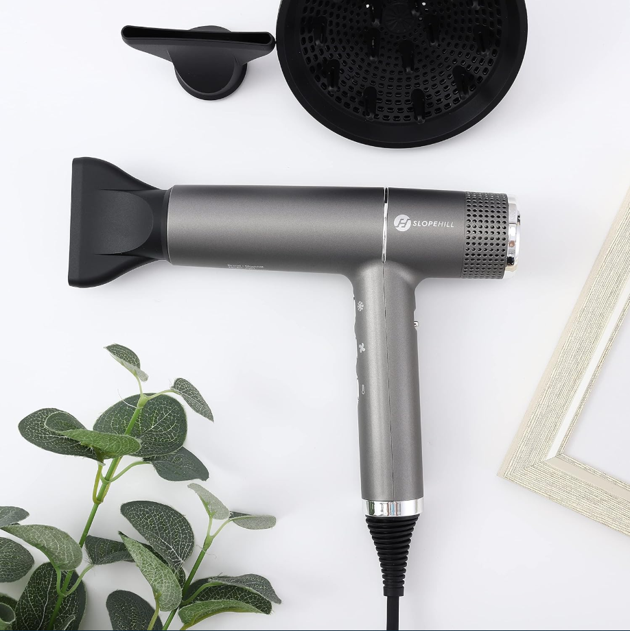 Slopehill Hair Dryer with Unique Brushless Motor | Intelligent Fault Diagnosis | Innovative Microfilter | Oxy Active Technology | Led Display