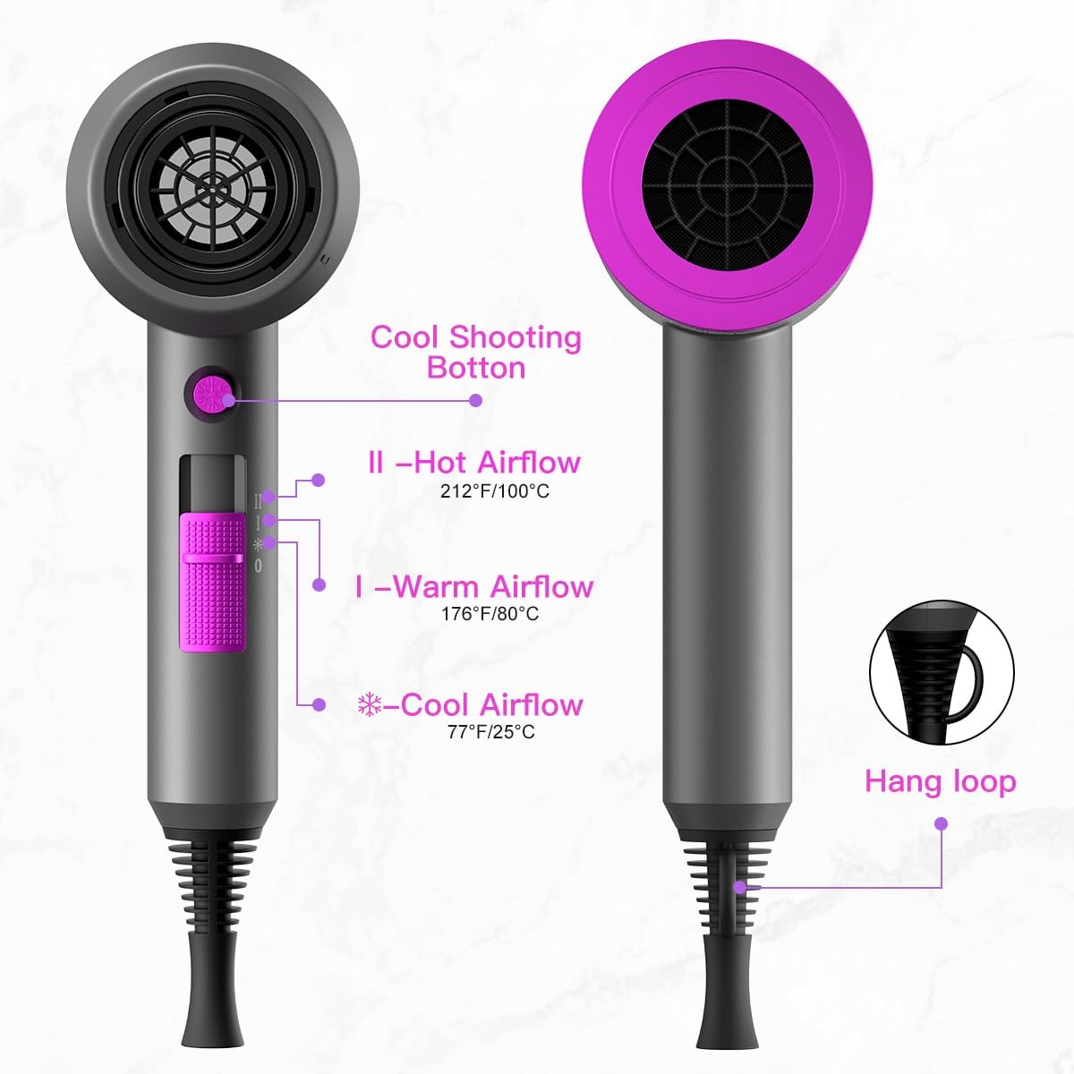 Slopehill® Professional Ionic Hair Dryer