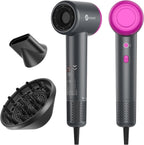 Slopehill®Professional Ionic Hair Dryer, Blow Dryer with Diffuser, Gray