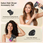 Slopehill®Professional Ionic Hair Dryer, Blow Dryer with Diffuser, Gray
