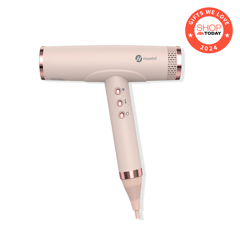 Slopehill Professional Hair Dryer with Diffuser, Ionic Hair Dryer,Lightweight Compact Powerful & Fast Salon Blow Dryer with High Speed Brushless Motor, Travel Hairdryer, Women & Men