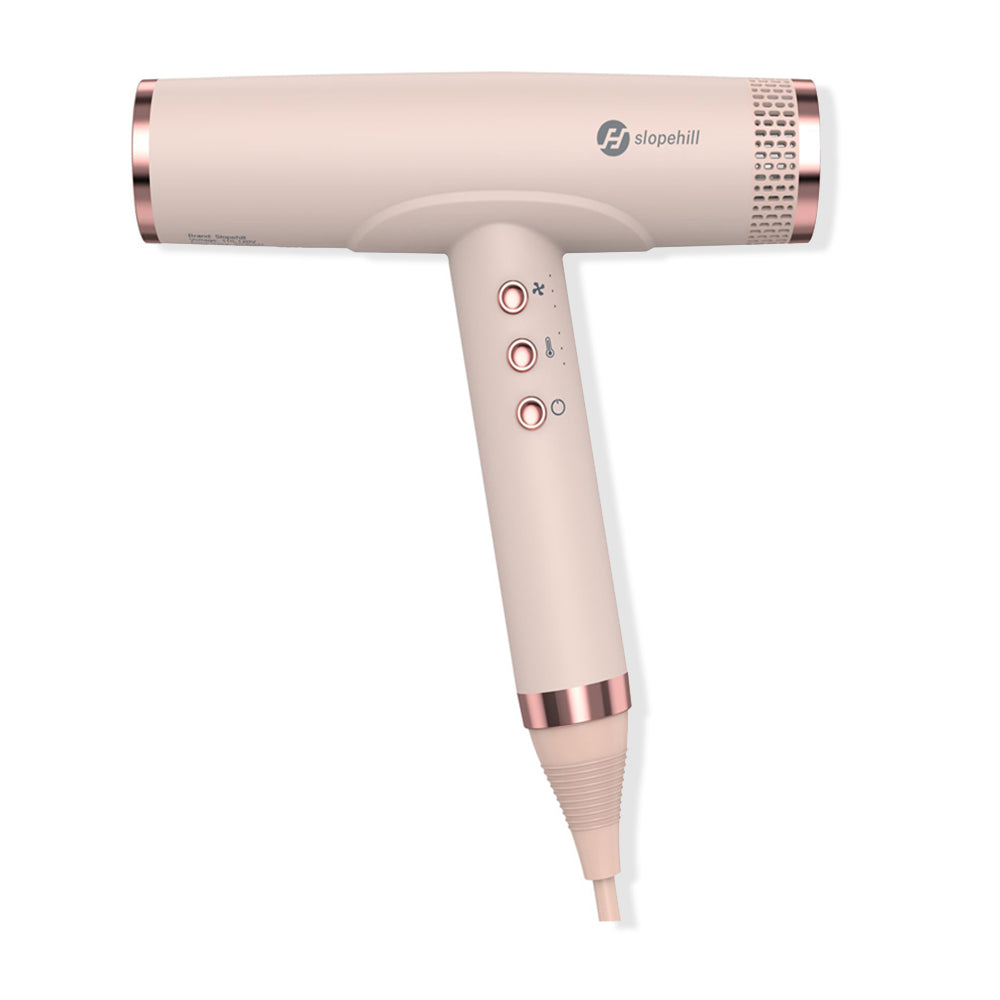 Slopehill Professional Hair Dryer with Diffuser, Ionic Hair Dryer,Lightweight Compact Powerful & Fast Salon Blow Dryer with High Speed Brushless Motor, Travel Hairdryer, Women & Men