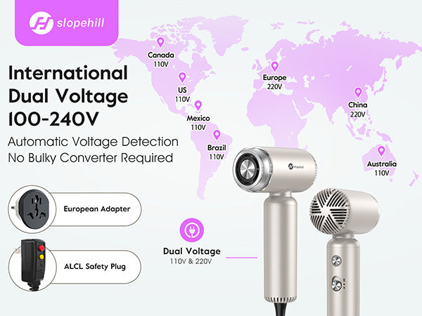 Travel Hair Dryer - Dual Voltage