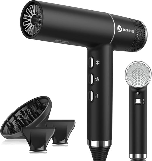 Three-part high-speed gun-type hair dryer