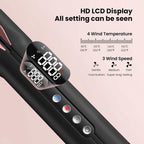 Slopehill Hair Straightener - 2 in 1 Ultimate Fast Hair Straightener | Instant Heat, Smooth & Shiny Hair in Seconds | Powerful Motor, 5 Heat Levels, Safe Auto Shut-Off