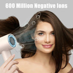 Slopehill Hammer-Nozzle Hair Dryer, High-Velocity Fast Drying + Low Noise + Intelligent Temperature Control, Lightweight & Hair Care for Home/Salon/Travel